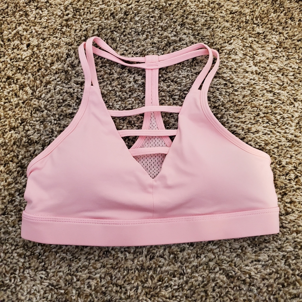 Zyia Peach Grid Bra